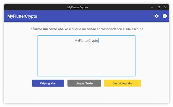 Como instalar o MyFlutterCrypto no Linux via Flatpak