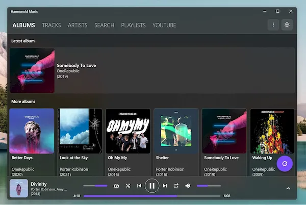 Como instalar o reprodutor de músicas Harmonoid no Linux via Flatpak