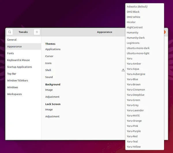 Mudando o visual do Ubuntu e outras distros