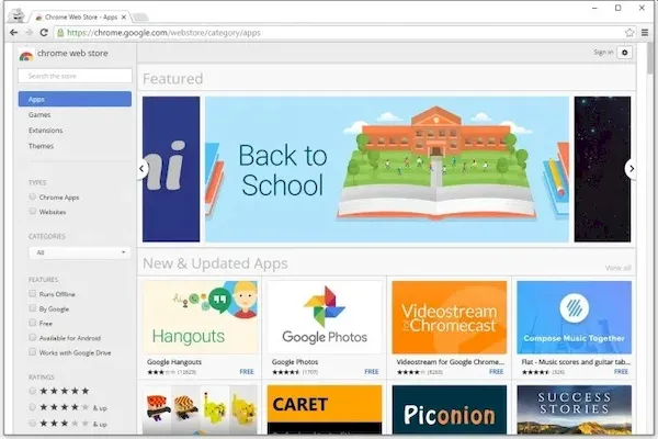 Google está descontinuando o suporte para aplicativos do Chrome