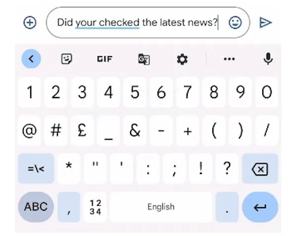 Google levará a correção gramatical para o teclado Gboard para Pixel 6