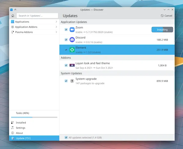 KDE Frameworks 5.87 lançado com Discover mais rápido, e mais