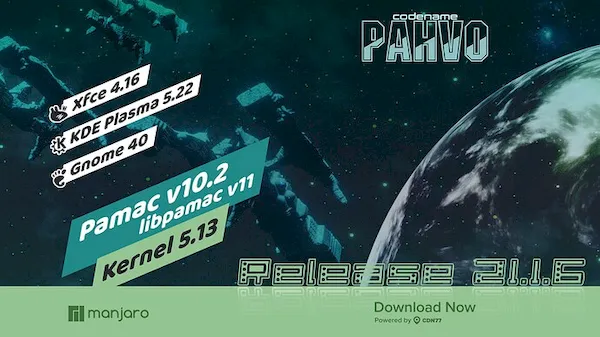 Manjaro 21.1.6 lançado com correções de instalação de versões anteriores