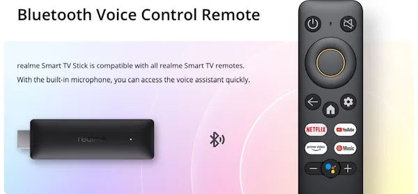 Realme 4K Smart Google TV Stick foi lançado na Índia por US$ 53
