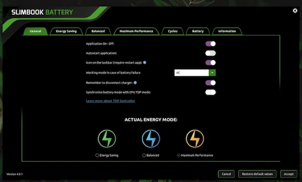 Slimbook Battery 4 lançado com melhorias para economia de energia