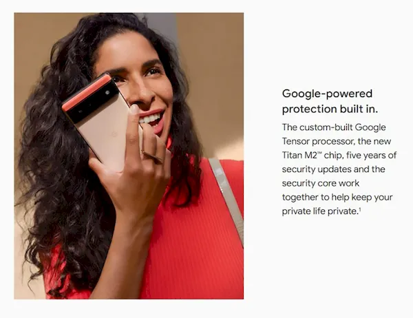 Smartphones Google Pixel 6 receberão 5 anos de atualizações