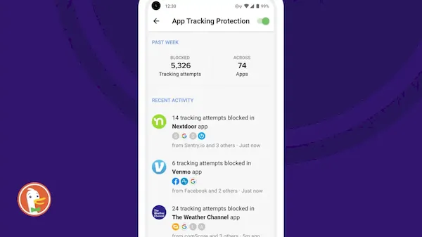DuckDuckGo para Android recebeu proteção contra rastreamento de apps