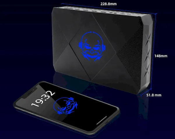 Hystou F9, um mini PC para jogos inspirado no Intel Hades Canyon NUC