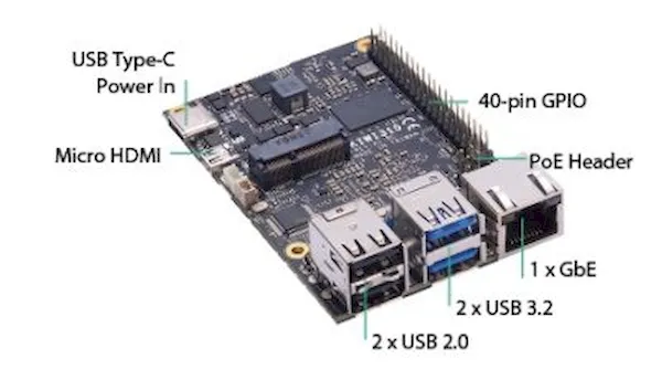KIWI310, um clone do Raspberry Pi com Intel Celeron N3350 Apollo Lake