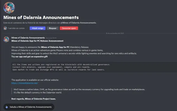 Malware no Discord tem como alvo as comunidades de criptografia e NFT