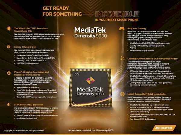 MediaTek Dimensity 9000, um verdadeiro processador de primeira classe