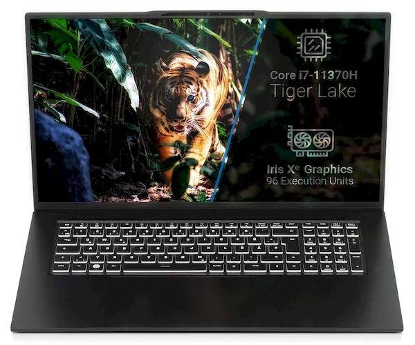 TUXEDO InfinityBook S 17 lançado com CPUs Tiger Lake de 11ª geração e design compacto