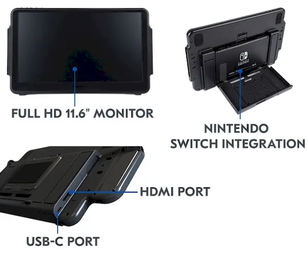 UpSwitch ORION coloca uma tela de 11.6 polegadas no Nintendo Switch