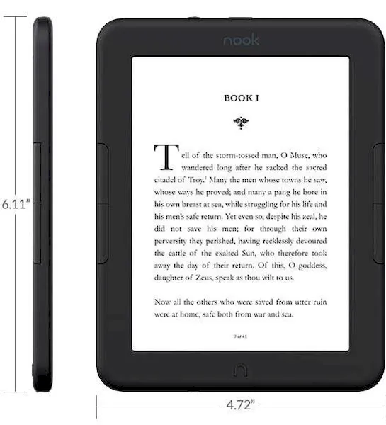 NOOK GlowLight 4 eReader será lançado no dia 8 de dezembro