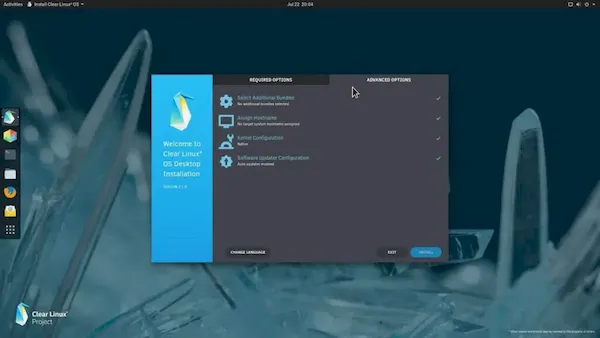 Clear Linux, uma distro que funciona no desktop, na nuvem e na borda