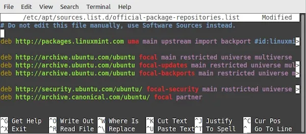 Como atualizar para o Linux Mint 20.3 Una via terminal