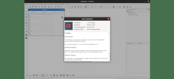Como instalar o aplicativo AlphaPlot no Linux via AppImage