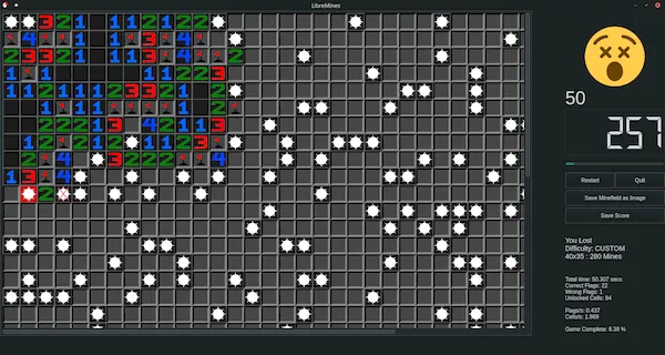 Como instalar o jogo LibreMines no Linux via Flatpak