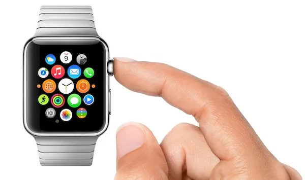 Coroa digital do Apple Watch poderá ser substituída por um sensor óptico