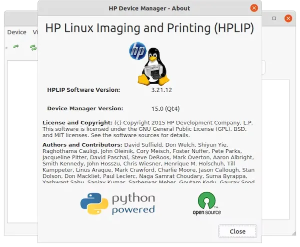 HPLIP 3.21.12 lançado com suporte para Fedora 35, MX Linux 21
