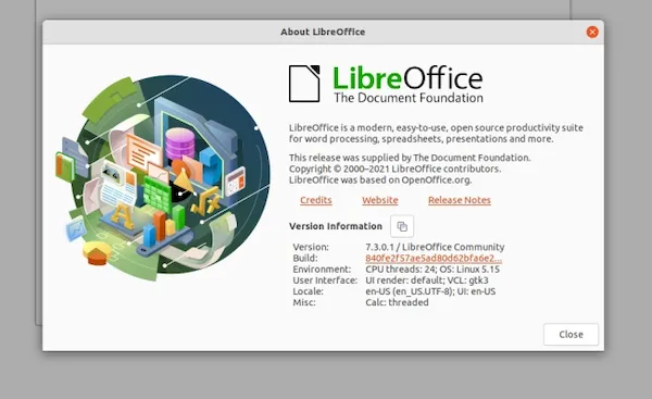 LibreOffice 7.3 RC1 já está disponível para testes