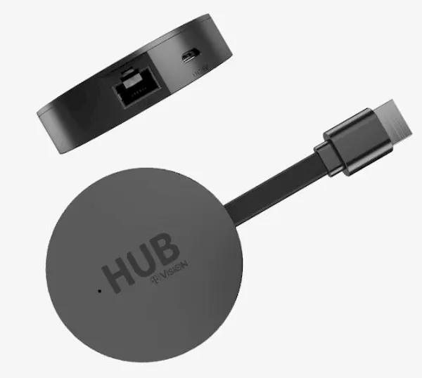 TVision HUB, um dongle 4K do Google TV que custa 50 dólares