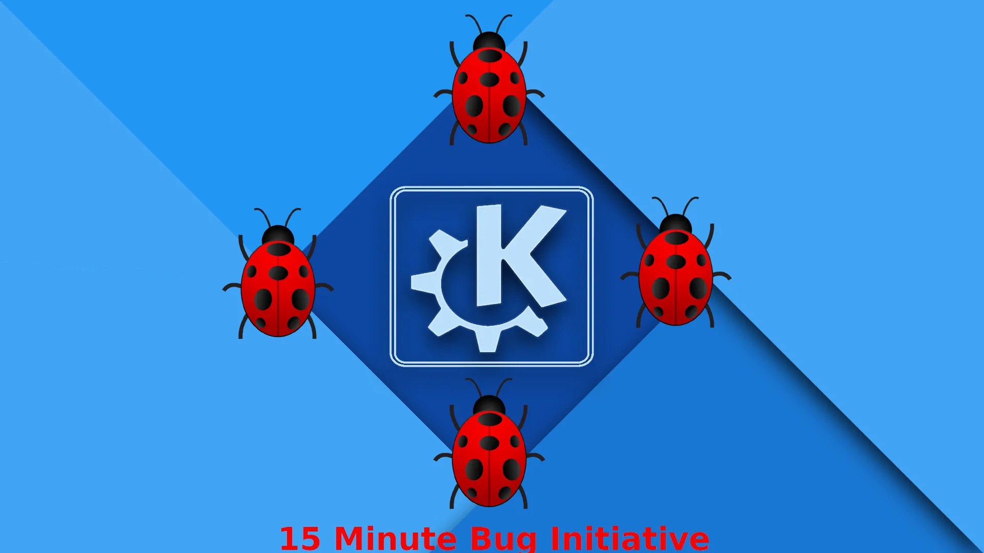 15 Minute Bug Initiative irá tirar a fama de bugado do KDE de uma vez por todas