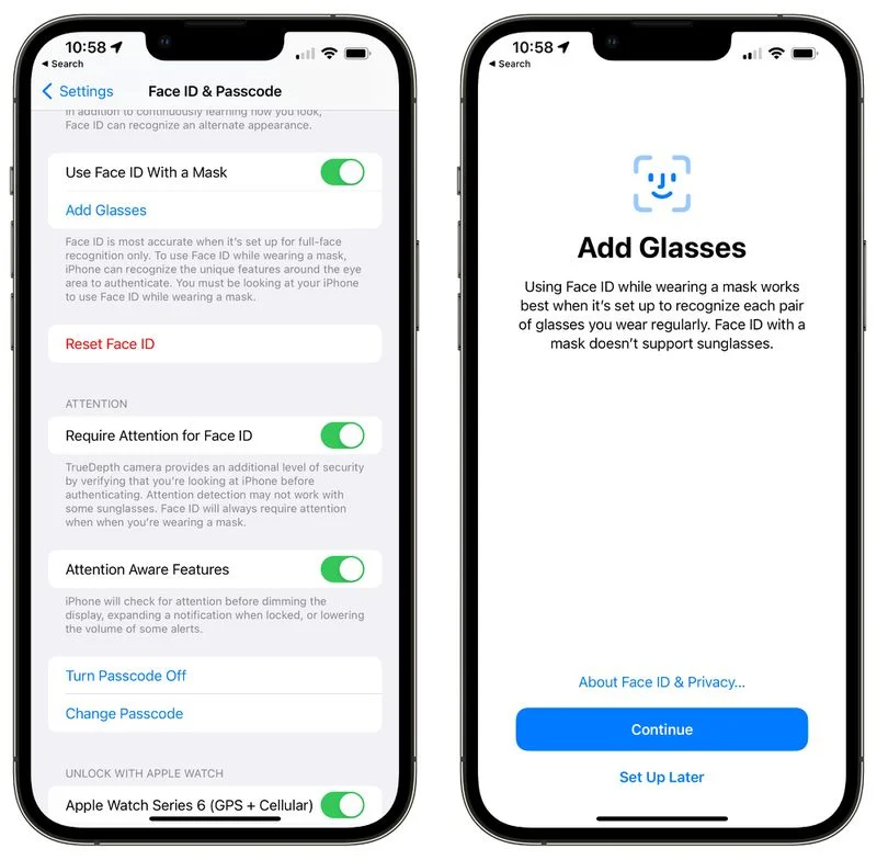 iOS 15.4 permitirá usar o Face ID com uma máscara