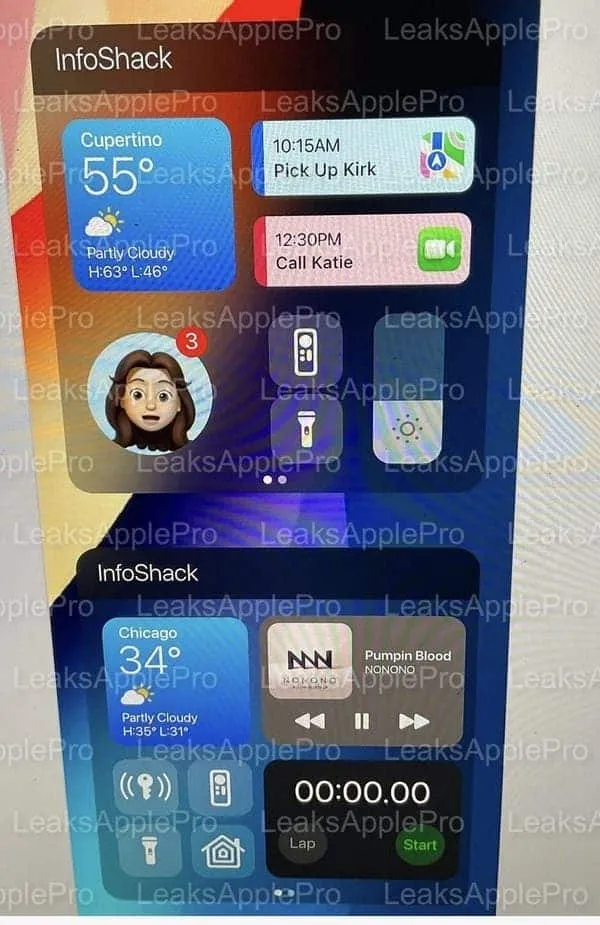 iOS 16 terá novos widgets interativos com funções mais ricas
