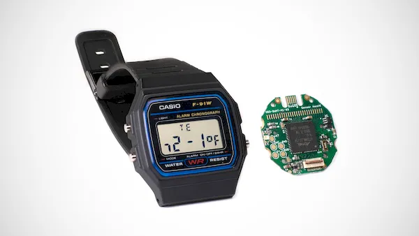 Sensor Watch coloca um microcontrolador moderno em um relógio Casio clássico
