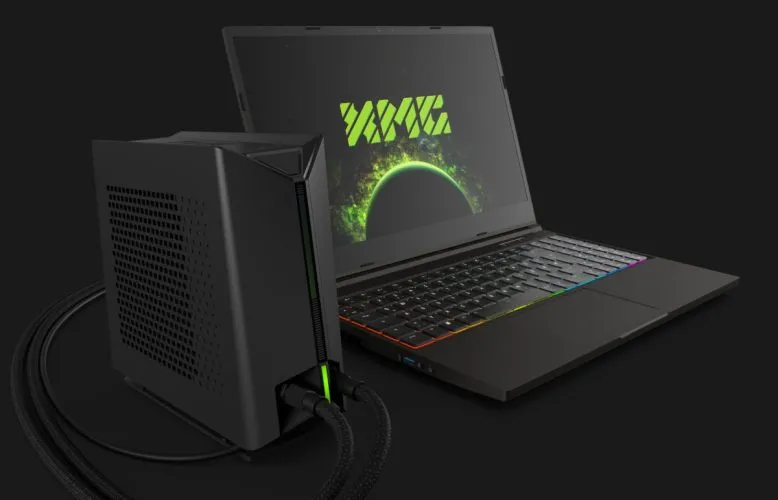 XMG Oasis, um sistema externo de refrigeração líquida pra laptops gamer