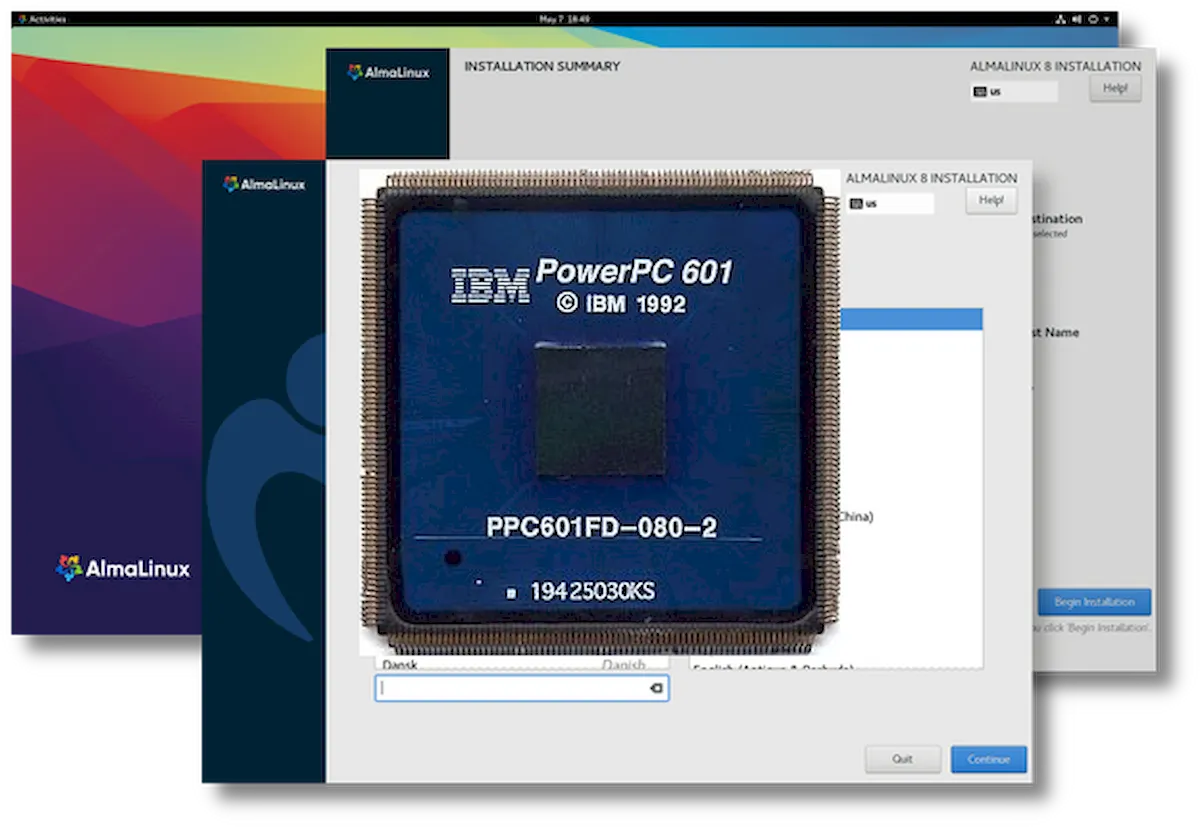 AlmaLinux já está disponível para arquitetura PowerPC de 64 bits