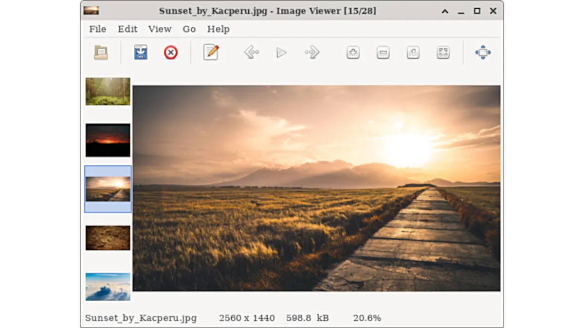 Como instalar o visualizador de imagens Ristretto no Linux via Flatpak