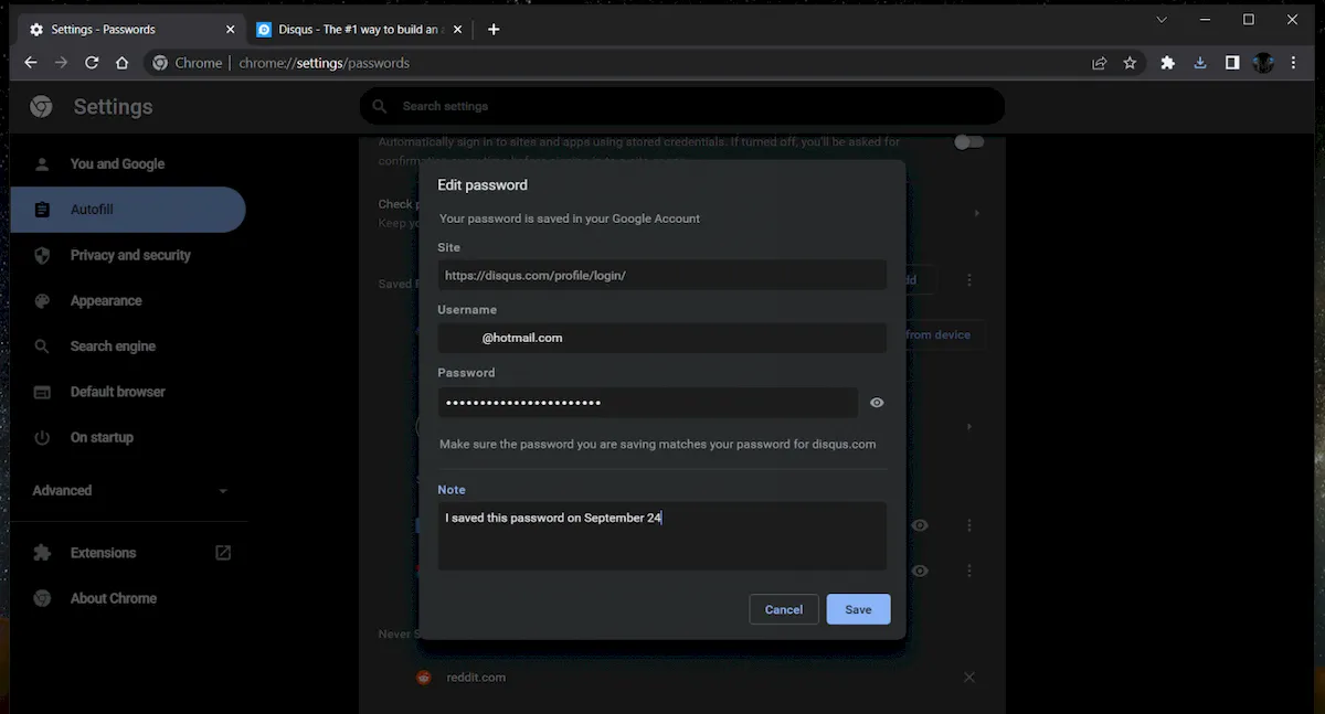 Google Chrome permitirá que usuários adicionem notas a senhas salvas