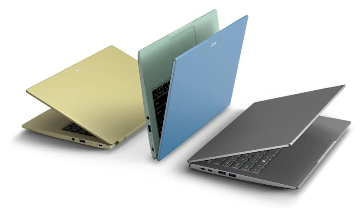 Laptops Acer Swift 3 e Swift 5 com Intel Alder Lake-P chegarão em breve