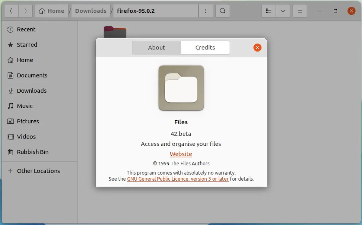 Nautilus 42 já está nas compilações diárias do Ubuntu 22.04