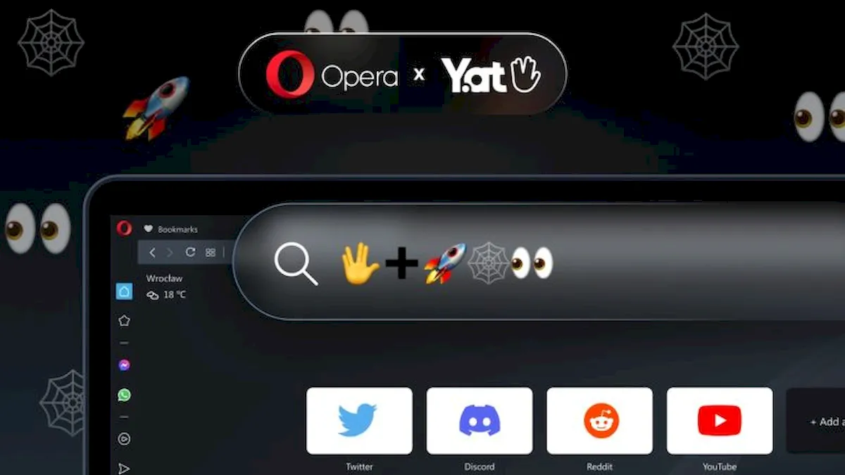 Opera é o primeiro navegador a suportar URLs somente emoji