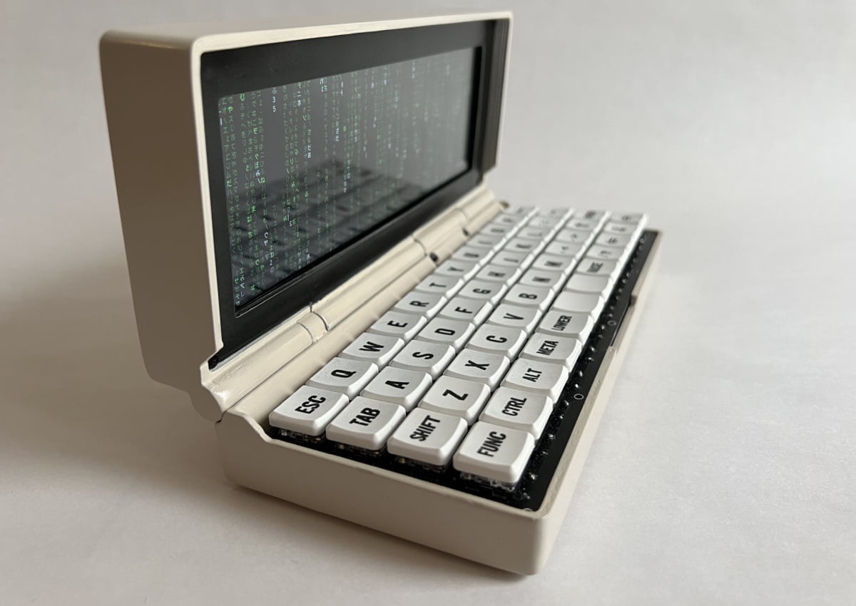 Penkesu Computer, um mini laptop DIY que usa um Rasberry Pi Zero 2 W