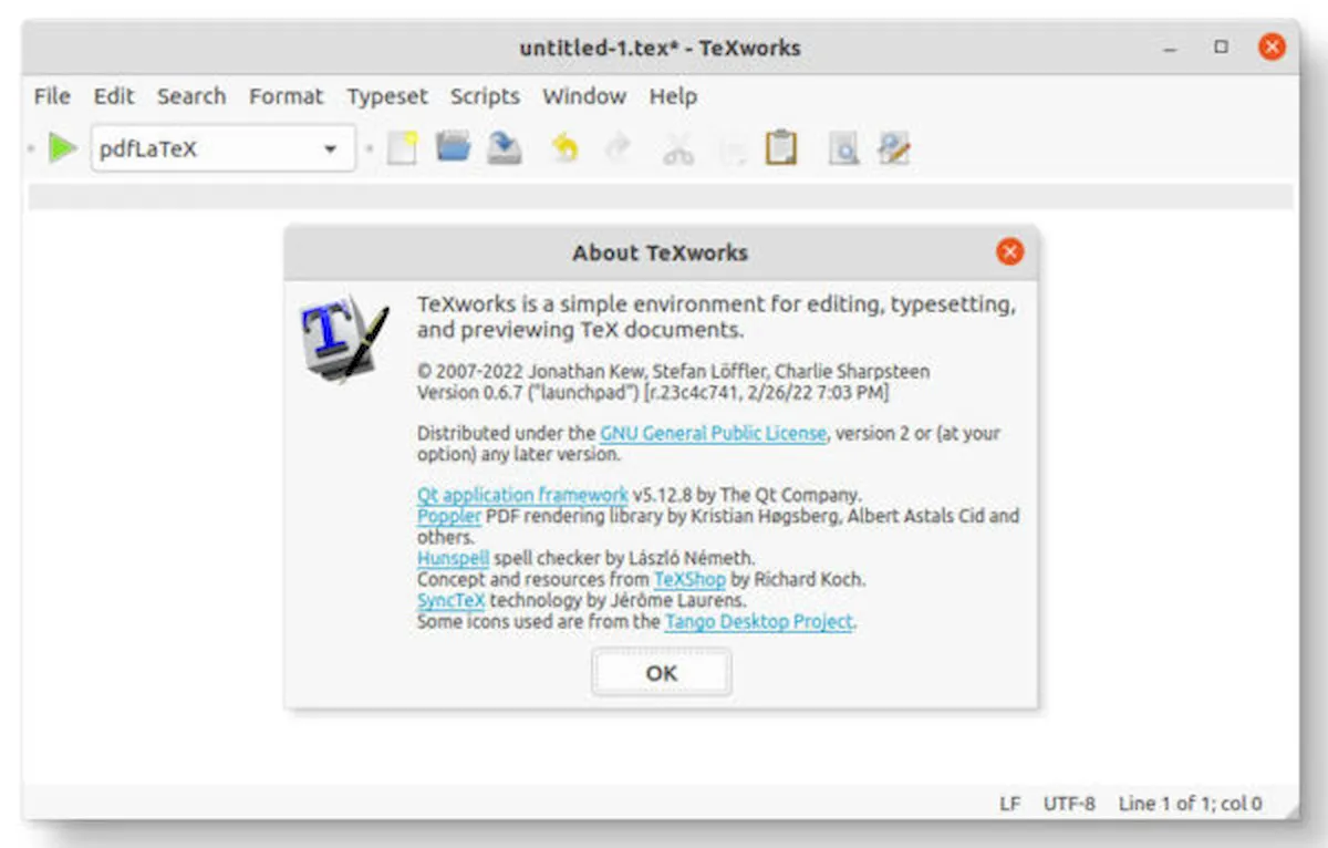 TeXworks 0.6.7 lançado com alguns novos recursos e correções