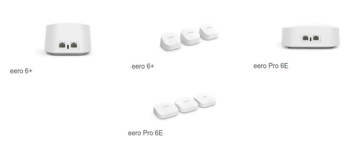 Amazon lançou os roteadores WiFi mesh eero Pro 6E e eero 6+ mesh, e o eero 6 recebeu um corte de preço