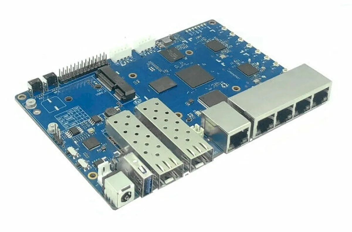 Banana Pi BPI-R3, uma Placa de roteador WiFi 6 com chip MediaTek