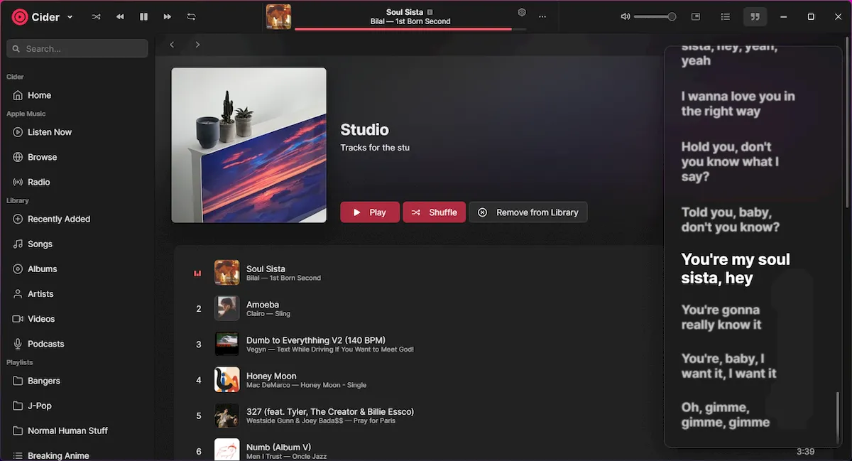 Como instalar o cliente Apple Music Cider no Linux via Flatpak