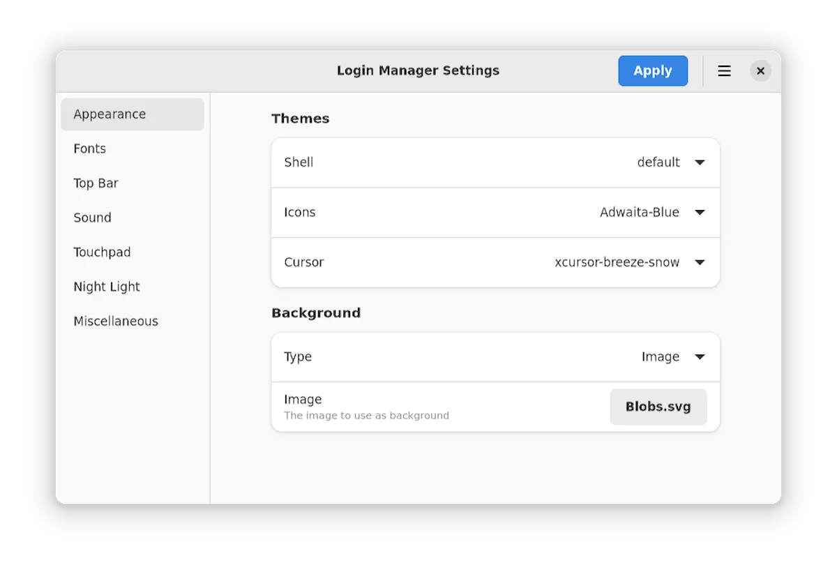 Como instalar o Login Manager Settings no Linux via AppImage