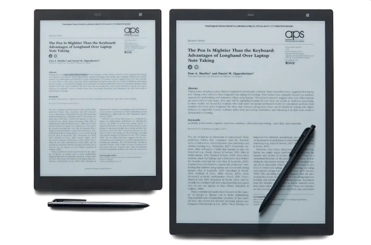 E Ink lançou um tablet Android com uma tela ePaper e suporte a caneta