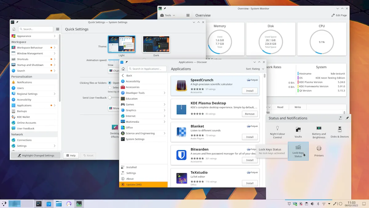 KDE Plasma 5.24.4 LTS lançado com mais melhorias no Plasma Wayland