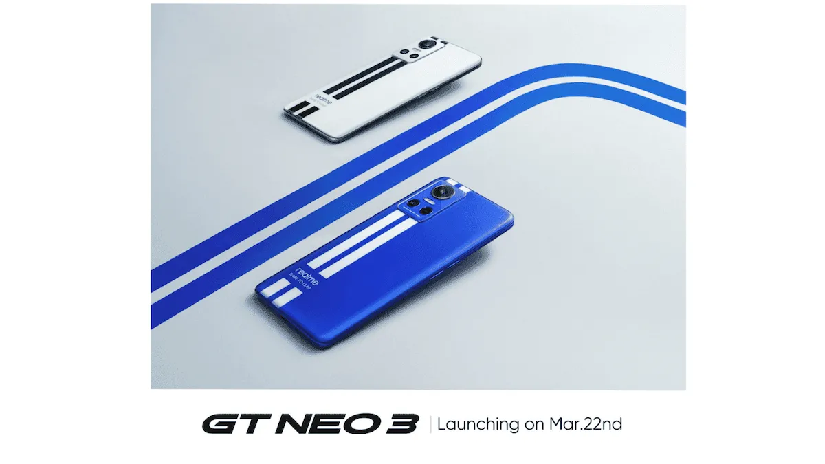 Realme GT Neo3 será lançado em 22 de março