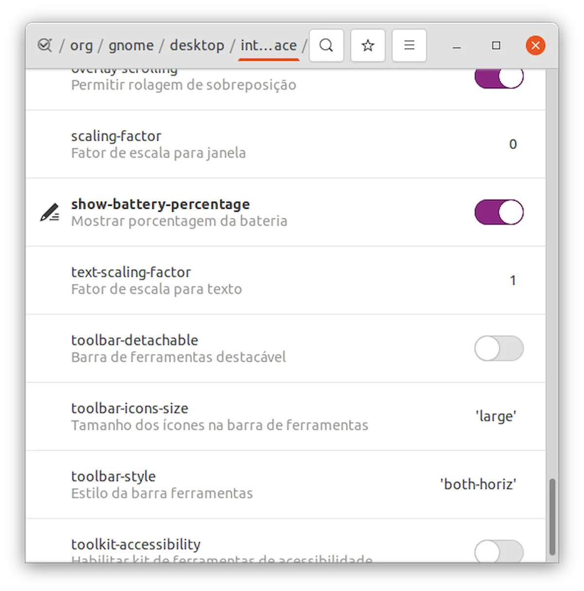 Como exibir a porcentagem da carga da bateria no Ubuntu 22.04 LTS