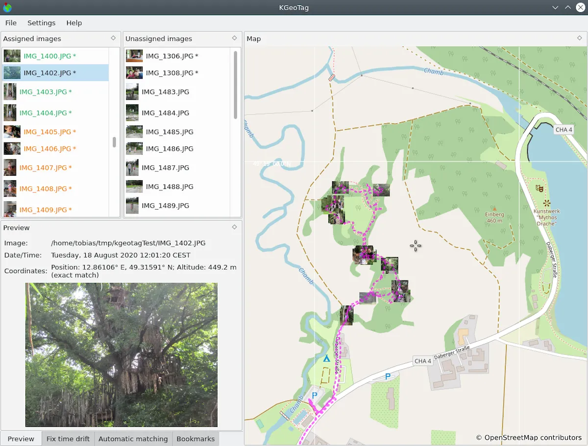 Como instalar o app de geotagging KGeoTag no Linux via Flatpak