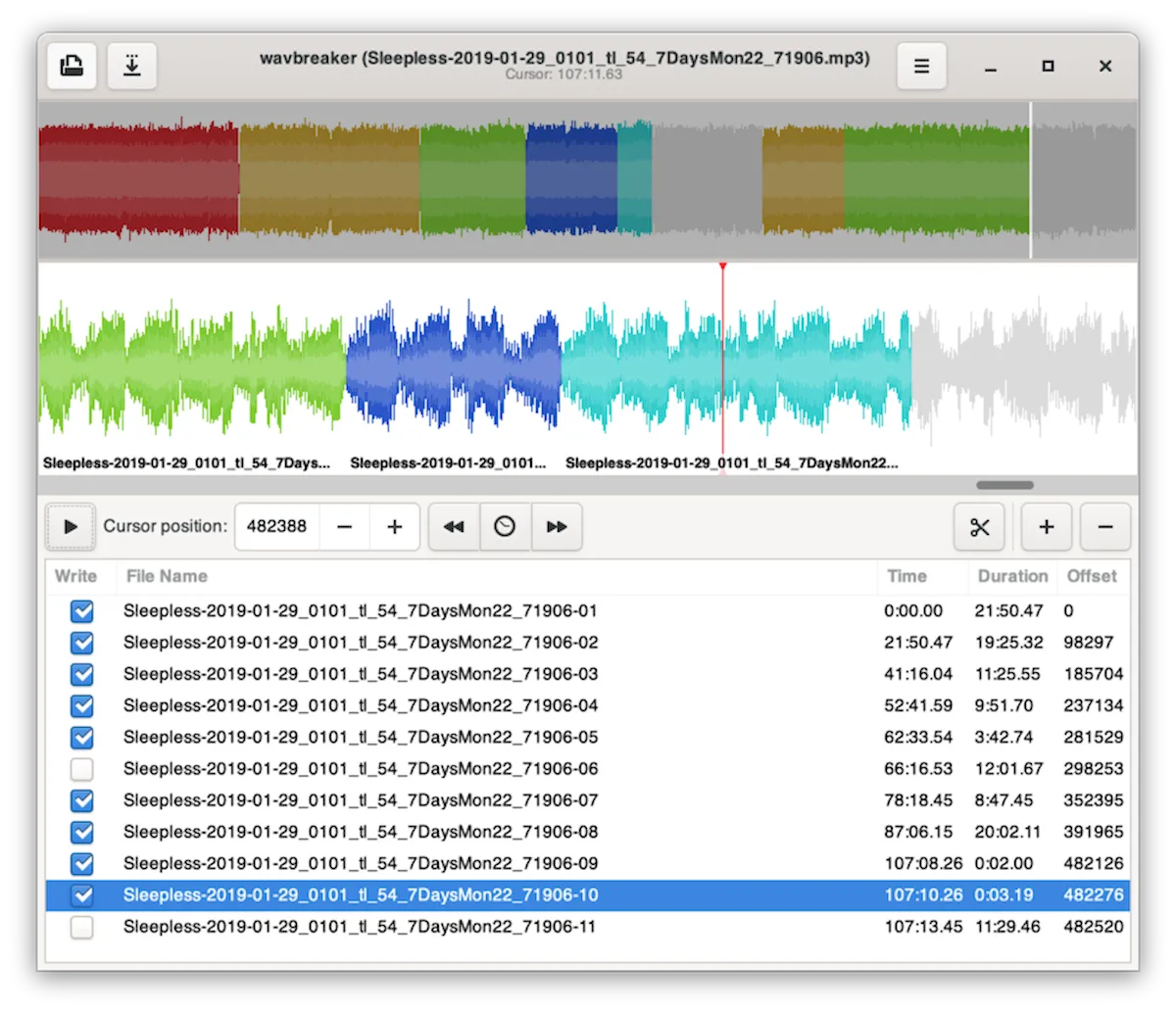 Como instalar o divisor de arquivos de áudio wavbreaker no Linux via Flatpak
