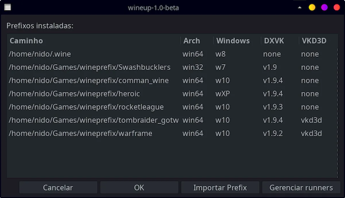 Como instalar o gerenciador de Wine wineup no Linux via AppImage